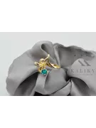 Akvamarín 14k žlté zlato  Vintage Jewlery vrc095y